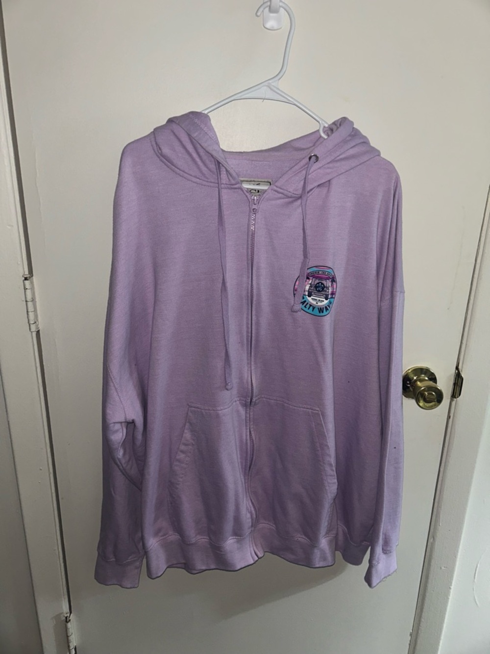 Salty Wave Collection - Purple Salty Wave Hoodie - 4XL